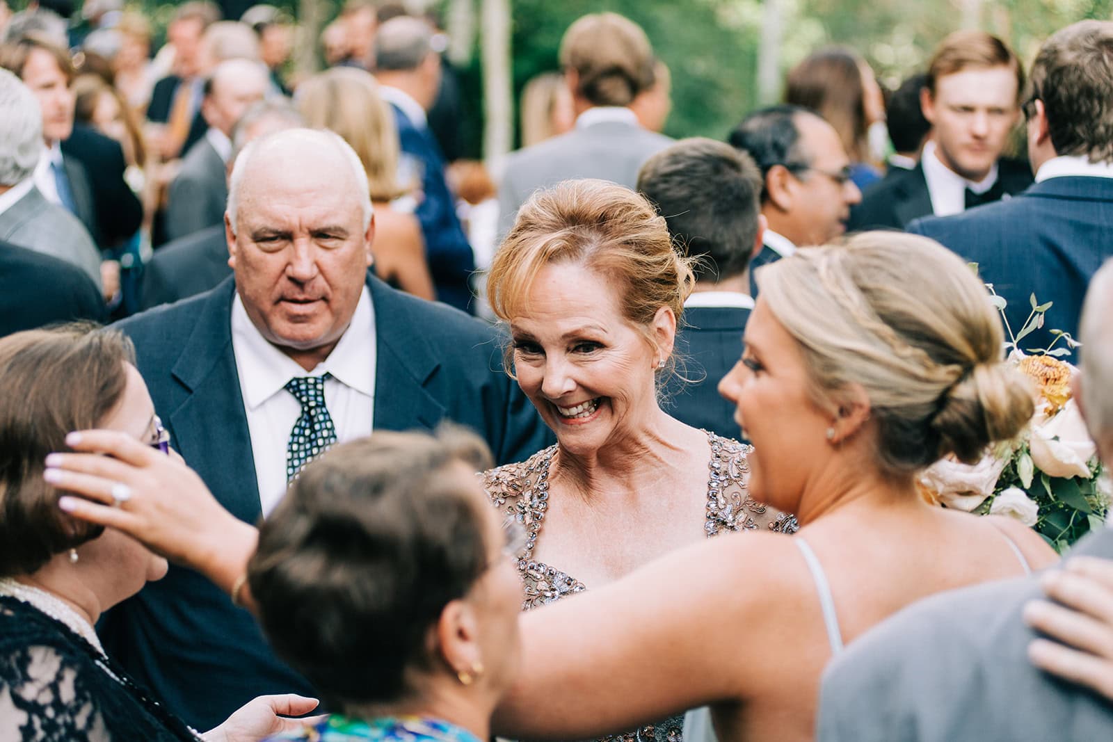 Cocktail hour at Grand Hyatt Vail wedding