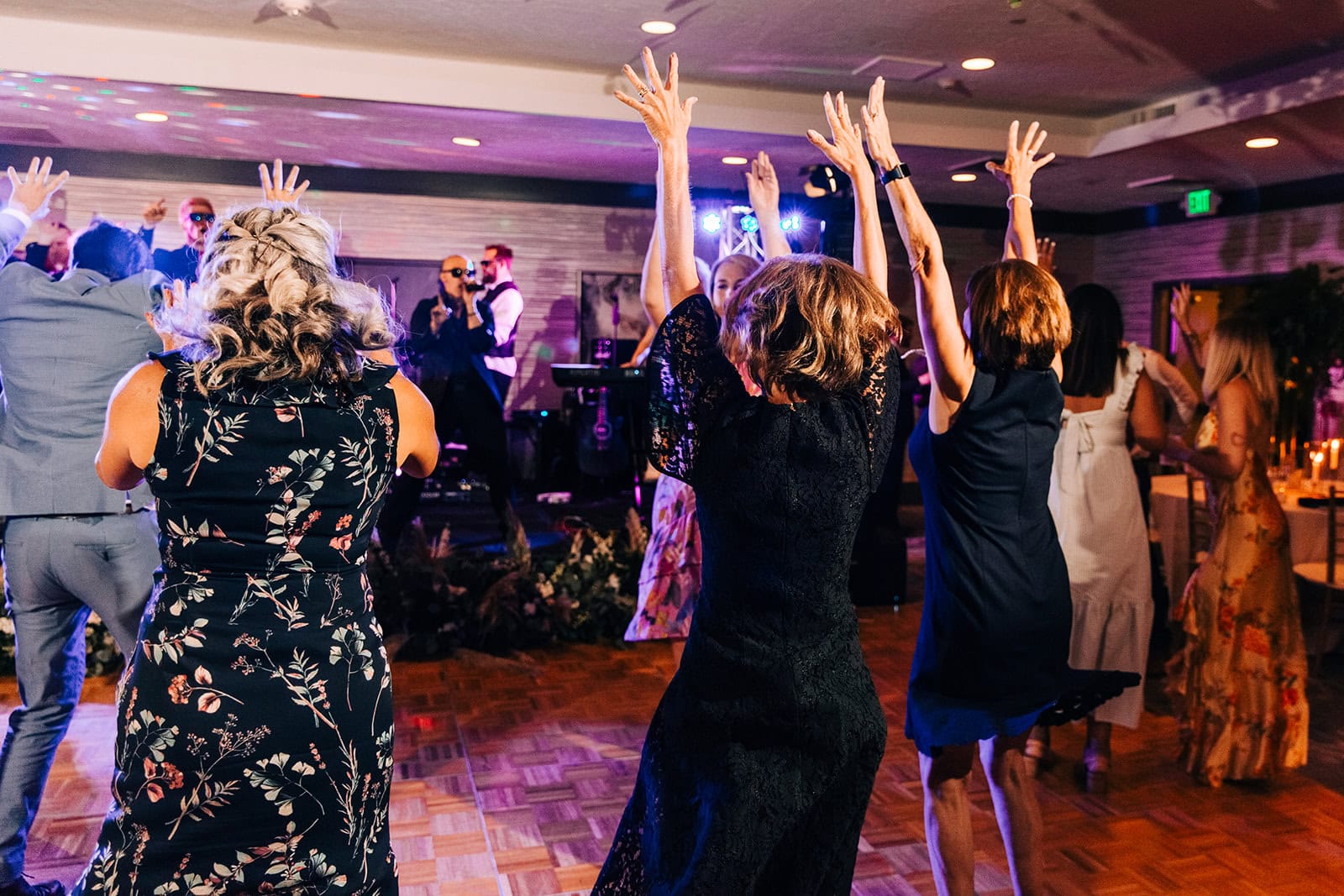 Band and dance floor Grand Hyatt Vail wedding