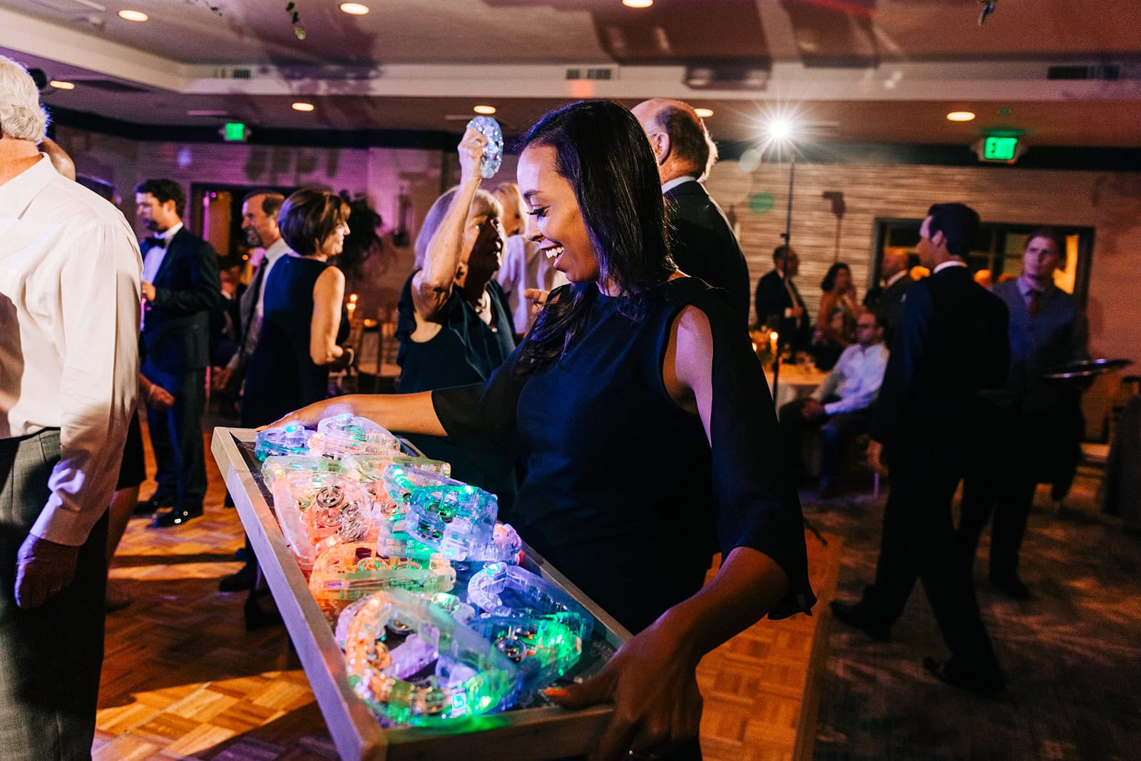 Band and dance floor Grand Hyatt Vail wedding