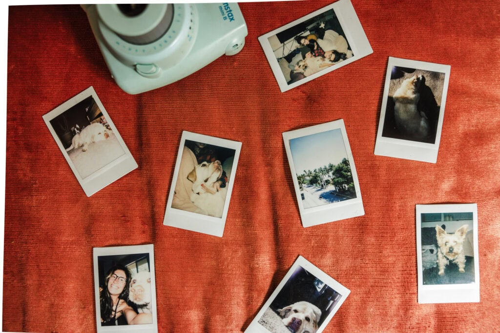 Polaroid Camera with print out photos