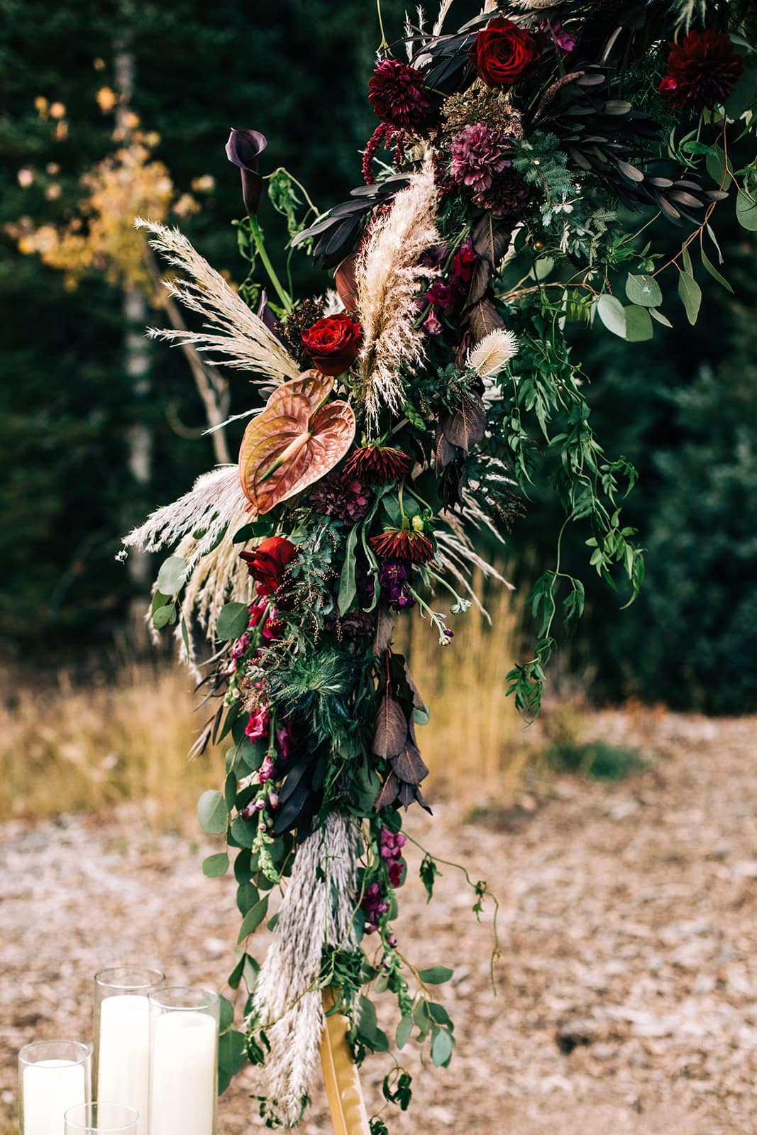 Halloween haunted wedding styled shoot